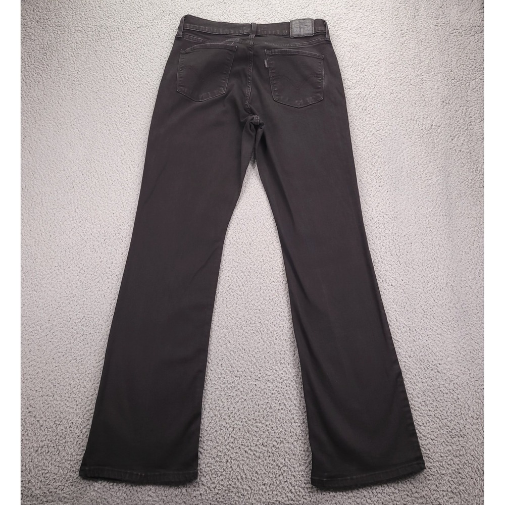 Levi's Classic Bootcut Jeans Womens 10 Black Mid Rise‎ Stretch Denim 30x31